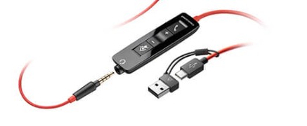 Plantronics Blackwire C5220 Duo USB C/A Headset - New - Image 2